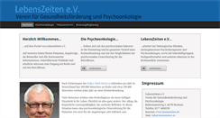 Desktop Screenshot of lebenszeiten.de
